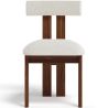 Okrągły Zestaw Jadalniany z 6 Drewnianymi Krzesłami - Minimalistyczny Design - Ivette image 7