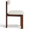 Okrągły Zestaw Jadalniany z 6 Drewnianymi Krzesłami - Minimalistyczny Design - Ivette image 7