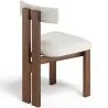 Okrągły Zestaw Jadalniany z 6 Drewnianymi Krzesłami - Minimalistyczny Design - Ivette image 7