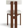 Okrągły Zestaw Jadalniany z 6 Drewnianymi Krzesłami - Minimalistyczny Design - Ivette image 7