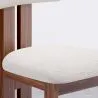 Okrągły Zestaw Jadalniany z 6 Drewnianymi Krzesłami - Minimalistyczny Design - Ivette image 7