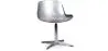 Krzesło do salonu - Designerskie krzesło - Skóra i metal - Koniak image 7