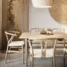 Zestaw 4 Drewniane Krzesła do Jadalni - Styl Skandynawski - Wish image 7