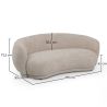 Zakrzywiona Sofa w Stylu Współczesnym Tapicerowana Chenille - Curvy image 7