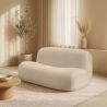 Nowoczesna Minimalistyczna Sofa z Zakrzywionym Projektem i Aksamitnym Obiciem - Wygoda i Współczesny Styl - Büba image 7