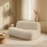 Nowoczesna Minimalistyczna Sofa z Zakrzywionym Projektem i Aksamitnym Obiciem - Wygoda i Współczesny Styl - Büba image 7