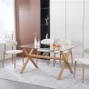 Prostokątny Stół do Jadalni - Skandynawski Design - 6 Osób - Tesfa image 7