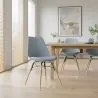 Krzesło do Jadalni z Poduszką - Skandynawski Design i Drewniane Nogi - Skögur image 7