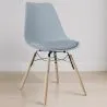 Krzesło do Jadalni z Poduszką - Skandynawski Design i Drewniane Nogi - Skögur image 7
