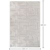 Duży Dywan z Nowoczesnym i Współczesnym Wzorem - Beżowy (290x200 cm) - Rosella image 7