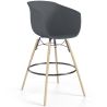 Hoker Barowy - Skandynawski Design - Nogi z Naturalnego Drewna - Melania image 7