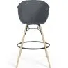 Hoker Barowy - Skandynawski Design - Nogi z Naturalnego Drewna - Melania image 7