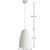 Lampa wisząca - Minimalistyczny design - Wykończenie w efekcie kamienia - Sinur I image 7