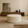 Nowoczesny Ottoman Ze Schowkiem Tapicerowany Tkaniną Bouclé Wielofunkcyjny Jako Stolik Kawowy - Dass image 7