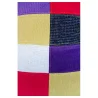 Stołek barowy – Tapicerka Patchwork – Skandynawski design i drewniane nogi – Skögur image 7