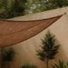 Markiza z włókna kokosowego 6x6x6M - 100 % Naturalny żagiel przeciwsłoneczny image 7