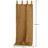 Osłona Zasłona Markiza Włókno Kokosowe 2.1x1M – 100% Naturalny Żagiel Cieniujący image 7