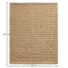Dywan Naturalne Włókno Kokosowe 230x160 cm – Do Użytku Wewnętrznego i Zewnętrznego – Mahou image 7