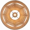 Lampa wisząca Naturalna Lina i Metal – Styl Boho – Ręcznie wykonany projekt – Lorena image 7