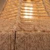 Lampa wisząca Naturalna Lina i Metal – Styl Boho – Ręcznie wykonany projekt – Lorena image 7