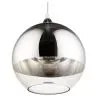 Lampa sufitowa w kształcie kuli - lampa wisząca z chromowanym metalem - 40cm - Speculum image 7