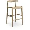 Stołek barowy Boho Bali Design - Drewno - 75cm - Elb image 7