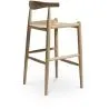 Stołek barowy Boho Bali Design - Drewno - 75cm - Elb image 7