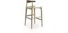 Stołek barowy Boho Bali Design - Drewno - 75cm - Elb image 7