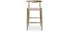 Stołek barowy Boho Bali Design - Drewno - 75cm - Elb image 7