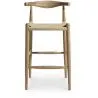 Stołek barowy Boho Bali Design - Drewno - 75cm - Elb image 7