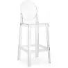 Stołek barowy z oparciem - Transparent Design - 65cm - Victoria Queen image 7