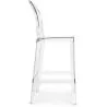 Stołek barowy z oparciem - Transparent Design - 65cm - Victoria Queen image 7