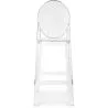 Stołek barowy z oparciem - Transparent Design - 65cm - Victoria Queen image 7