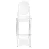 Stołek barowy z oparciem - Transparent Design - 75cm - Victoria Queen image 7