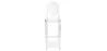 Stołek barowy z oparciem - Transparent Design - 75cm - Victoria Queen image 7
