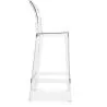 Stołek barowy z oparciem - Transparent Design - 75cm - Victoria Queen image 7