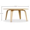 Okrągły drewniany stolik kawowy - Ply image 7
