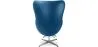 Fotel z podnóżkiem - Egg Design - Tapicerowany w Leatherette - Brave image 7
