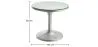 Okrągły stolik kawowy - Aviator Style Side Table - Metal - Tulip image 7