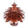 Lampa sufitowa z brązu - lampa wisząca w stylu karczocha - duża - Atrich image 7