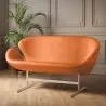 Sofa zakrzywiona - Tapicerowana w skórze - 2 miejsca siedzące - Svin image 7