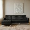 Designerska sofa z kanapą - tapicerowana w skórze - Nova image 7