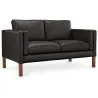 Sofa skórzana tapicerowana - 2 osobowa - Mordecai image 7
