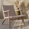 Fotel z Drewna i Sznurka - Ręcznie Wykonany Design Boho Bali - Birma image 7