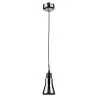 Lampa sufitowa w stylu nowoczesnym - lampa wisząca z metalu chromowanego - mała - Carter image 7