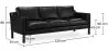 Sofa tapicerowana w skórze - 3 osobowa - Menache image 7