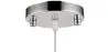 Lampa sufitowa w kształcie kuli - lampa wisząca z chromowanym metalem - 40cm - Speculum image 7
