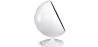 Fotel z podłokietnikami - Ball Design - Tapicerowany w tkaninie - Batton image 7