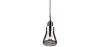 Lampa sufitowa w stylu nowoczesnym - lampa wisząca z metalu chromowanego - mała - Carter image 7