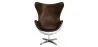 Fotel z podłokietnikami - Aviator Style - skóra i metal - Cocoon image 7
